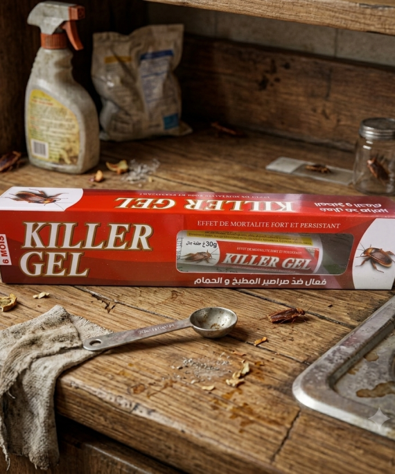 KILLER GEL – Gel Anti-Cafards & Blattes à Action Choc (30g)