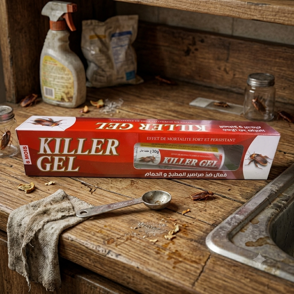 KILLER GEL – Gel Anti-Cafards & Blattes à Action Choc (30g)